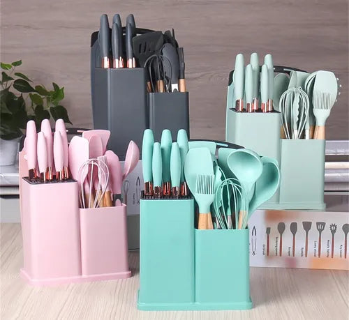 SET DE UTENSILIOS X 19 + ENVIO GRATIS 🎁